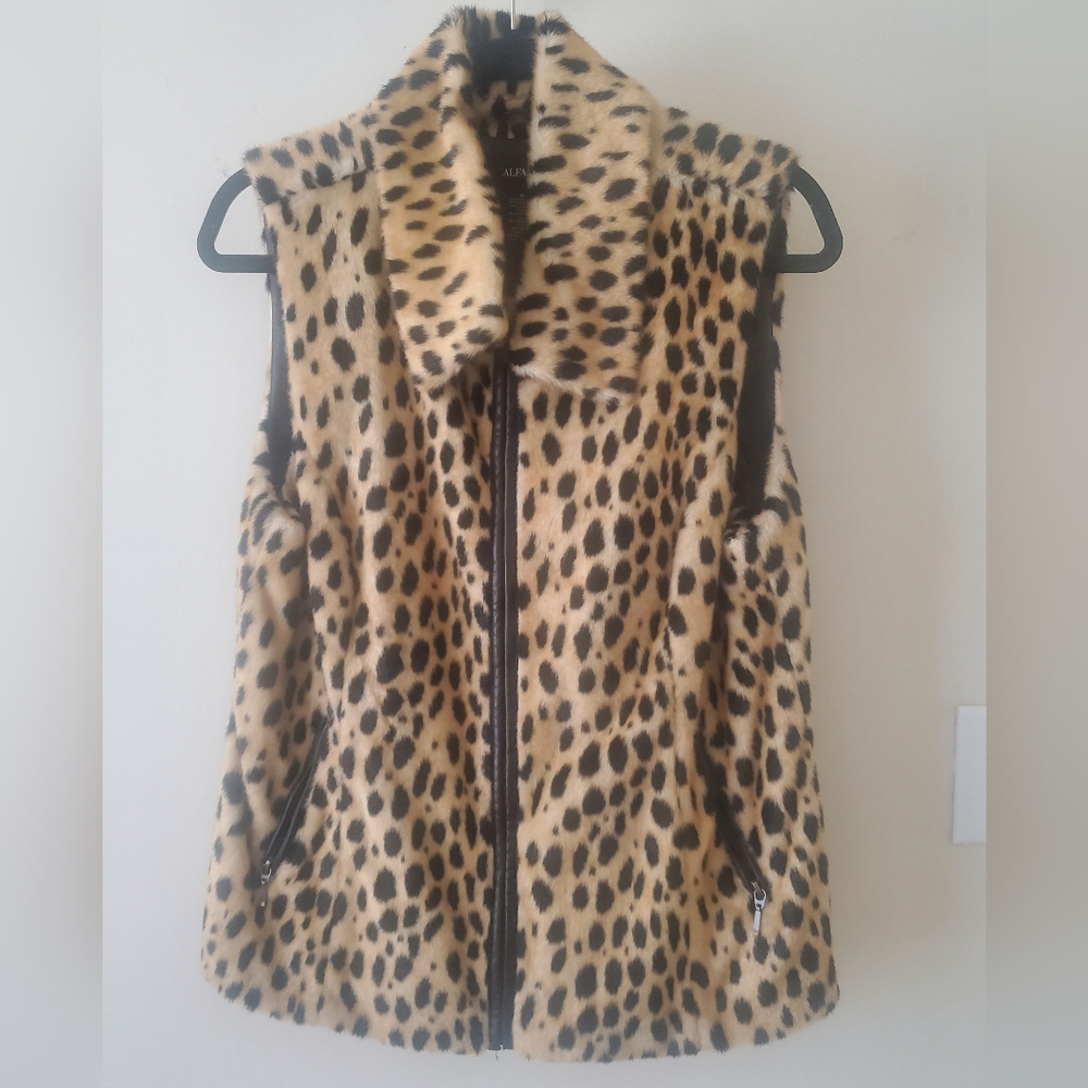 Alfani Faux Fur Vest